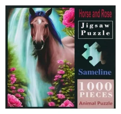 Horse and rose