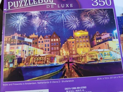 Boats and Fireworks in Amsterdam