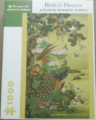 Birds & Flowers: Japanese Hanging Scroll