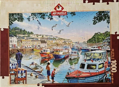 The Little Fishermen at the Harbour