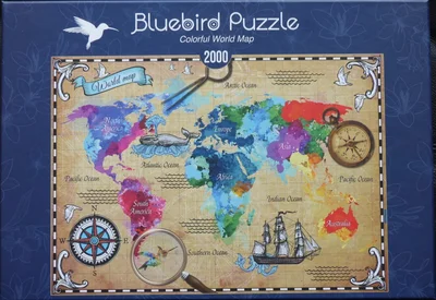 Colorful World Map