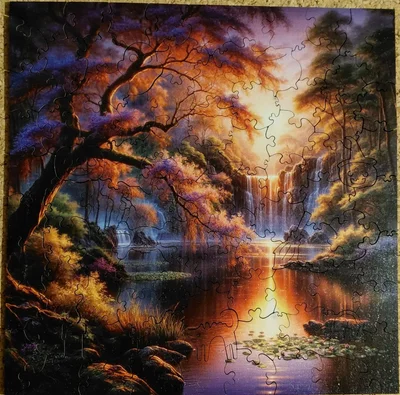Cascade dans les bois