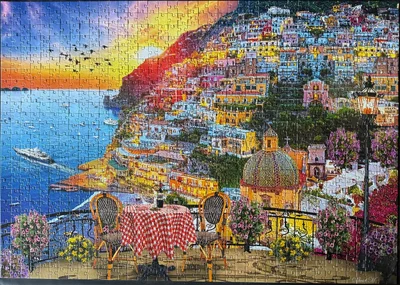 Sunset In Positano