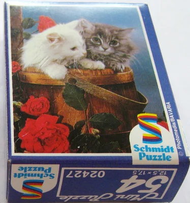 Kittens with roses
