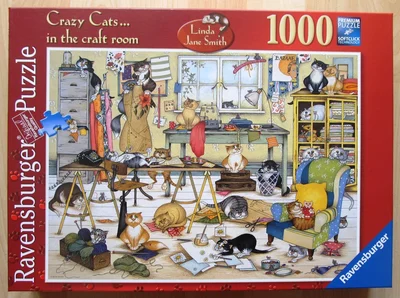 Crazy Cats in the Craft Room