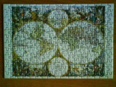 Historische Weltkarte