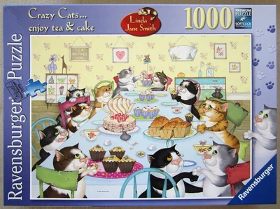 Crazy Cats Enjoy Tea & Cake