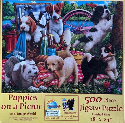 Puppies on a Picnic
