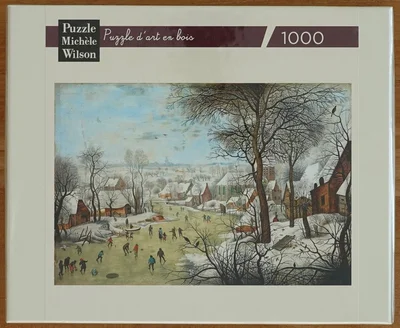 Winter Landscape with Skaters and a Bird Trap