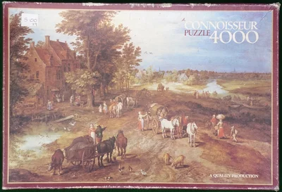 Village Landscape by Jan Brueghel I (1568 - 1625)
