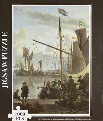 The IJ near Amsterdam (Het IJ voor Amsterdam, van de Mosselsteiger Gezien)