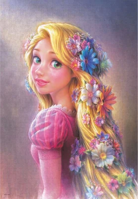Rapunzel Tower Puzzle: Shining Hair Princess