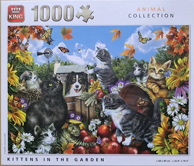 Kittens in the Garden
