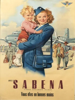 Sabena Airlines Ad