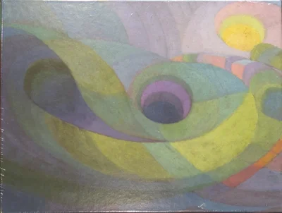 Rhythmic Composition in Yellow Green Minor