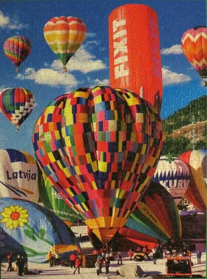 Chateau D'Oex International Balloons Festival Switzerland
