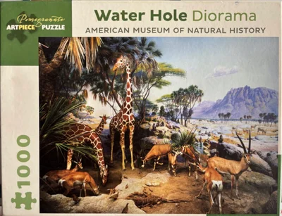 Water Hole Diorama, Guaso Nyiro River, Kenya