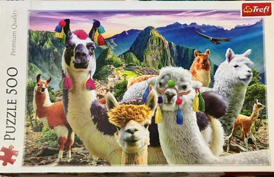 Llamas in the Mountains