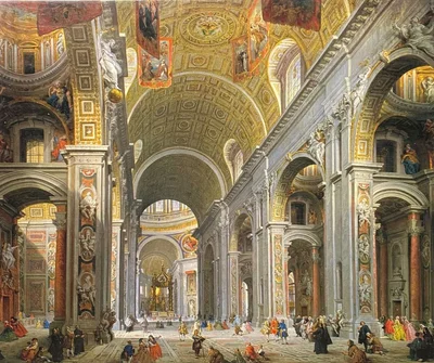 Interior Of St. Peter’s, Rome