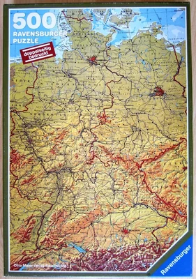 Deutschlandkarte geographisch + politisch