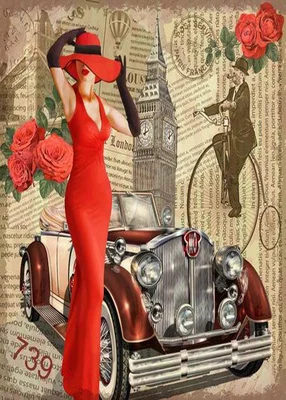 Old Fashioned Girl in London