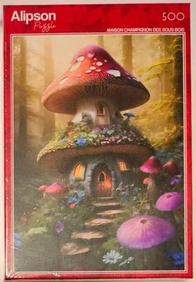 Maison champignon des sous-bois