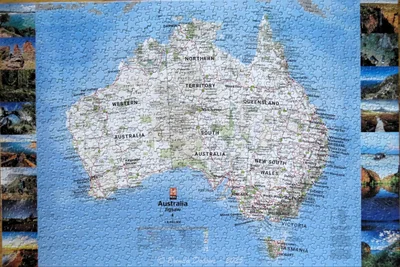 Australia Map Jigsaw