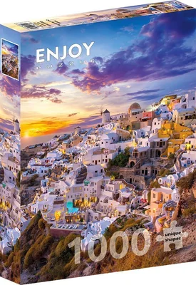 Sunset over Santorini