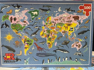 Animal world map