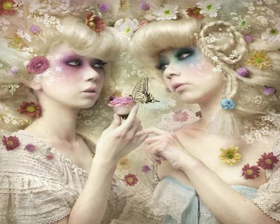 Girl of the Flower Garden
