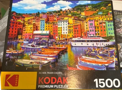 Old Town Harbor of Camogli, Genoa, Italy