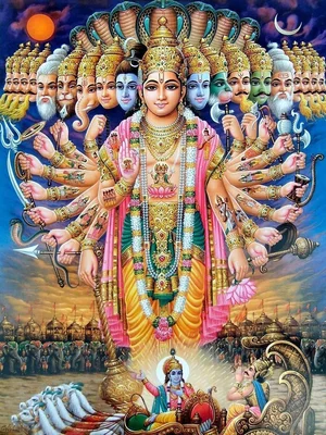 Krishna Reveals Virat Roop To Arjuna In Bhagavad Gita