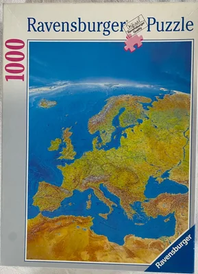 Panorama Map of Europe