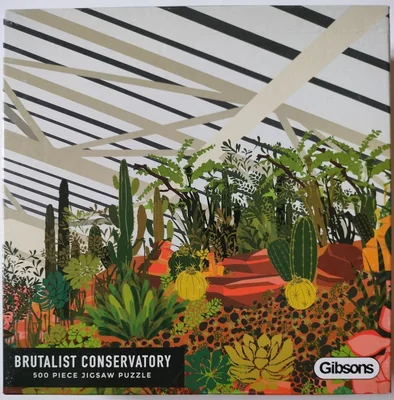 Brutalist conservatory