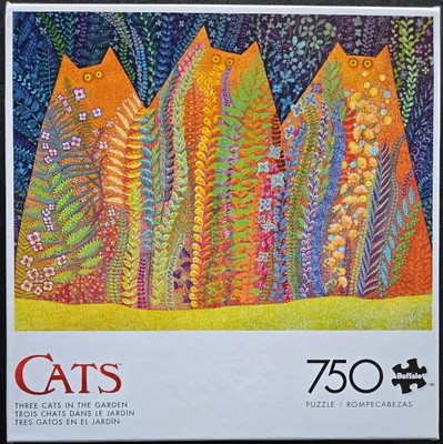 Three Cats in the Garden