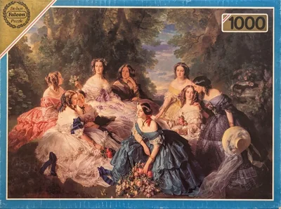 Empress Eugenie surrounded by her Ladies in Waiting