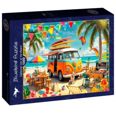 Camping Van at the beach