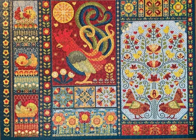 Scandi Chicken Quilt