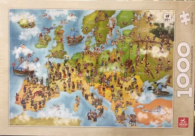 Cartoon Map Europe