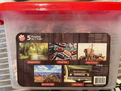 5 Puzzles in 1 Tub