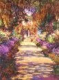 Allée dans le Jardin de Giverny