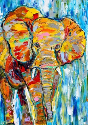 Colorful Elefant