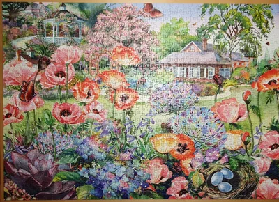 Blühender Garten