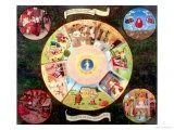 Tabletop of the Seven Deadly Sins and the Four Last Things