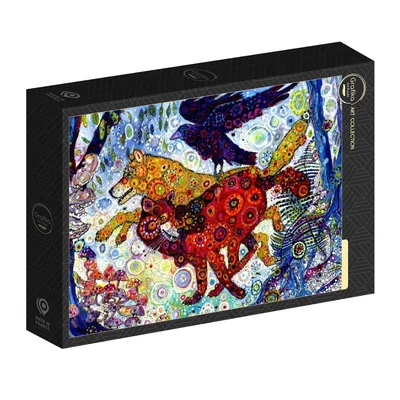 Wolves in a Blue Wood