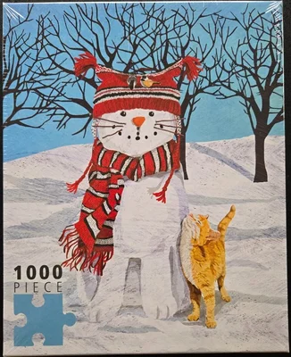Cat Snowman