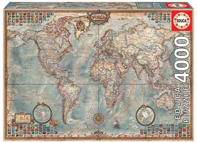 The world, executive map
