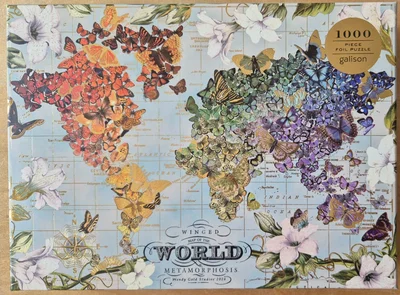 Winged Map of the World in Metamorphosis