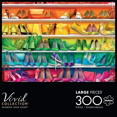 Rainbow Shoe Closet