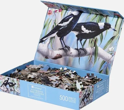 Magpies & Flowering Redgum